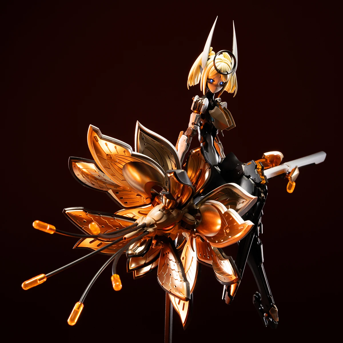 

HEMOXIAN Звездная лилия, девочка-меха, шарнирная фигурка, комплект сборки модели, настольное украшение, игрушка