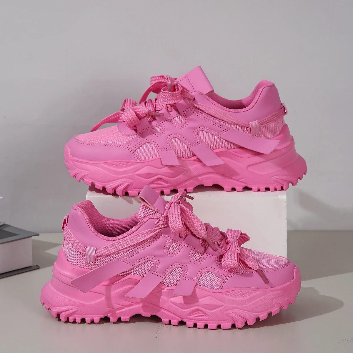 Женские кроссовки, спортивная обувь на платформе, удобная спортивная повседневная обувь, прогулочная обувь Zapatillas, увеличивающая рост