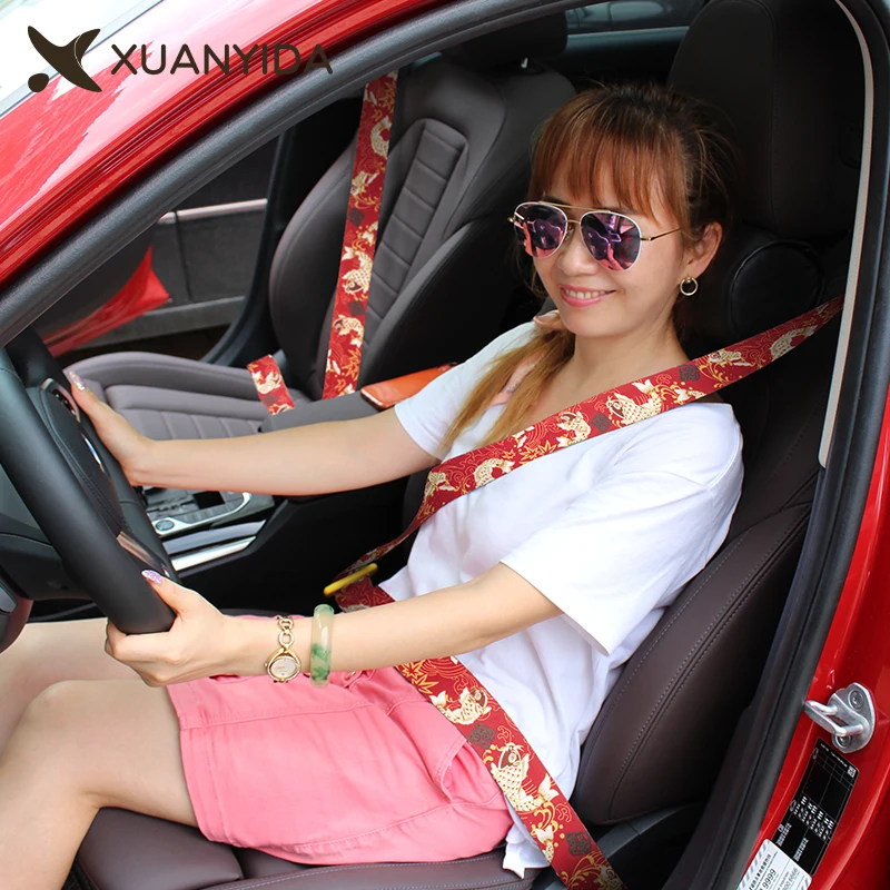 3.6 Meters/Roll Car Seat Belt Webbing Strap Strengthen Seatbelt Race  Car Modified Safety Belt JDM Style Ribbon Car Accessories