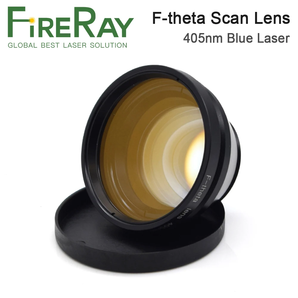 FireRay 3D 프린터 기계용 블루 레이저 렌즈, 405nm F-세타 스캔 렌즈, 50x50-300x300 FL 110-430 나사, M85