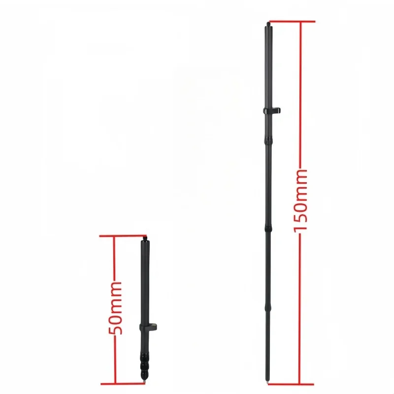 Imagem -06 - Fibra Portátil do Carbono Centering Pole Gnss Eletrônico Gps Rtk 25 cm 8x11 Linha 50cm150cm