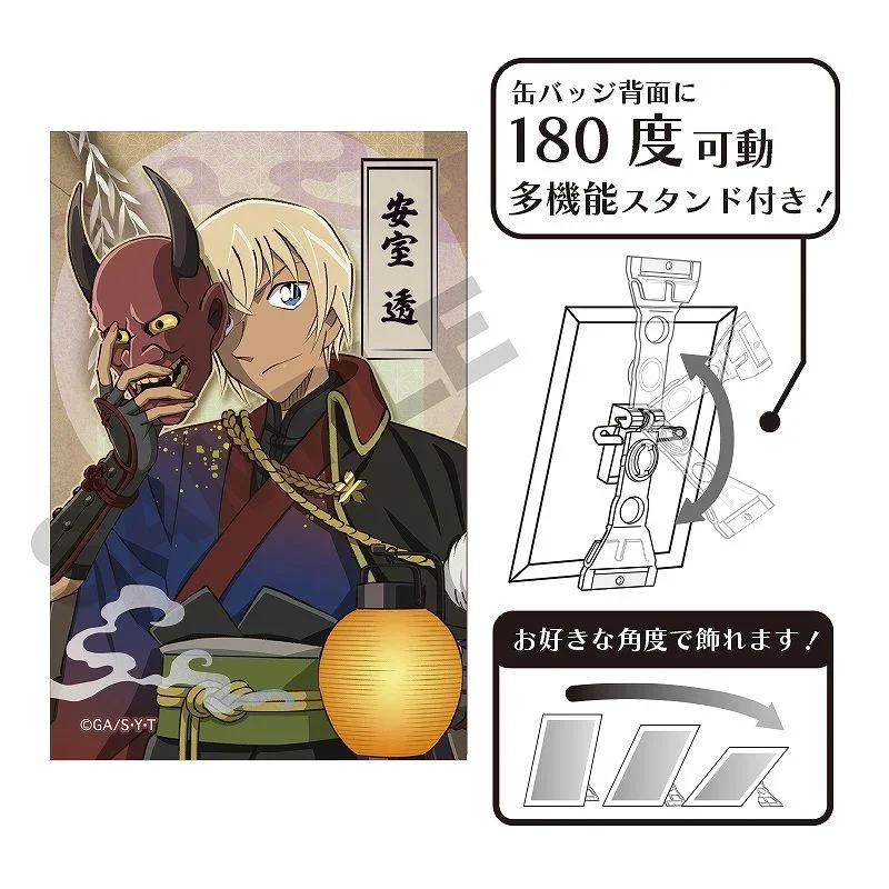 

Япония Crux Goods Детектив Конан может стоять металлические значки Сотни Дух Ночные периферийные устройства