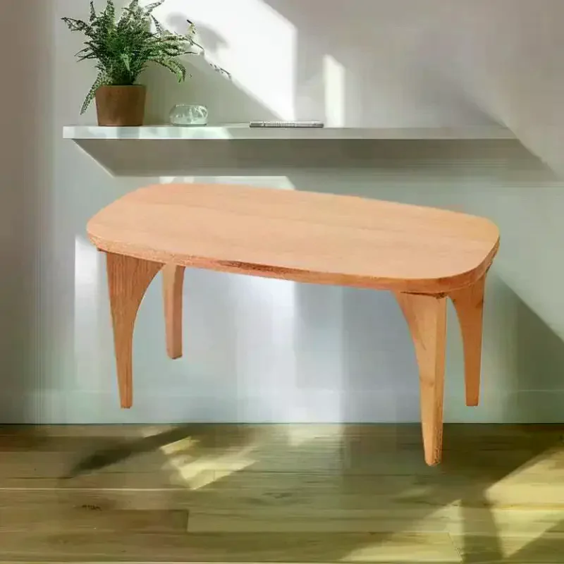 أثاث بيت الدمى المصغر الرائع، نموذج مكتب طاولة القهوة من خشب الكرز؛ يتظاهرون للأطفال الذين يلعبون لعبة DIY وزخارف الهدايا #3