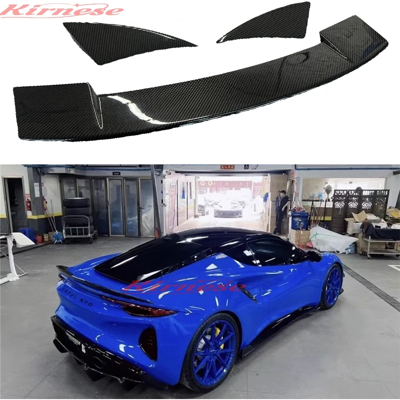 

OD Style Carbon Fiber Rear Trunk Tail Boot Lip Wing Ducktail Wing spoiler Car Body Kit For Lotus Emira