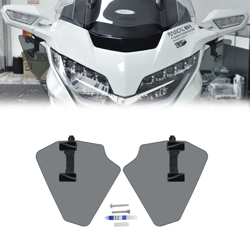 Panical For Honda Gold Wing GL1800 F6B 2018-2024 Panical Hand Guard Deflector Mount Tint Mirror Wind Case Upper Air Deflector