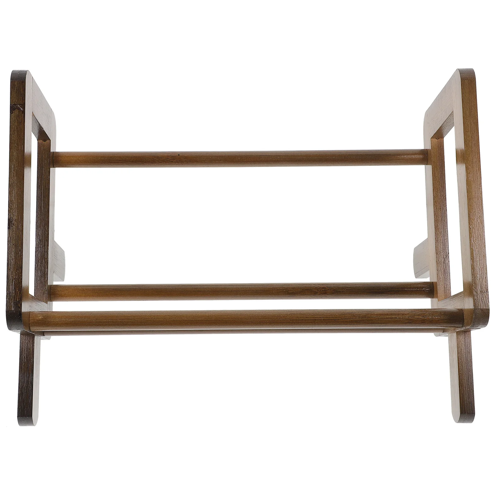 

Bamboo Desktop Bookshelf Sturdy Book Organizer Rack for Book Storage Magazine Display and Office Use Desktop Bookshelf