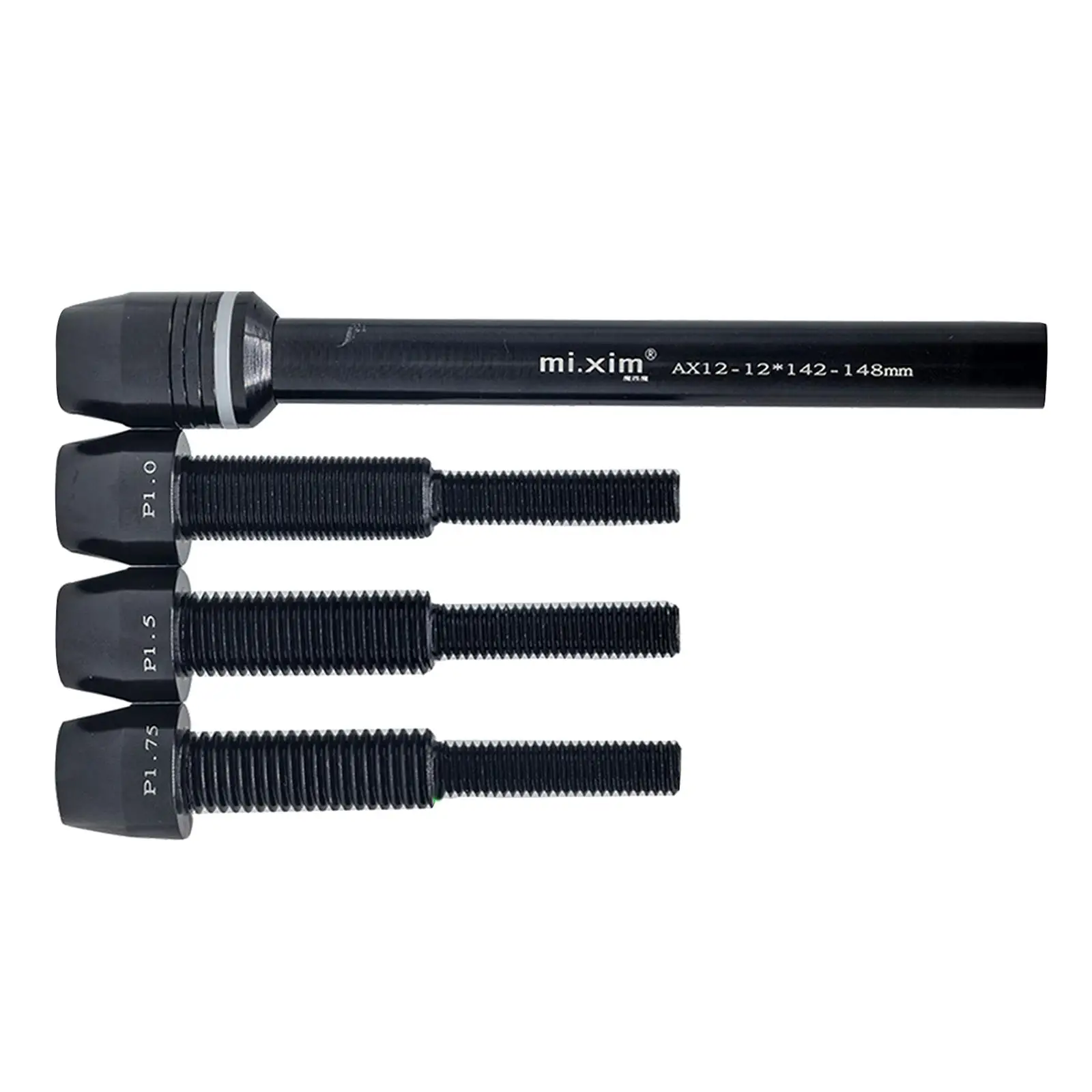 

Bike thru Axle, Quick Release Train Shaft, Repairing Sturdy 12MM P1.0/P1.5/P1.75 thru Axle Adapter for Outdoor, Indoor Sport