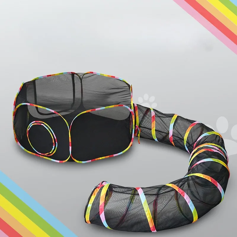Foldable Pet Tunnel Play Set 3
