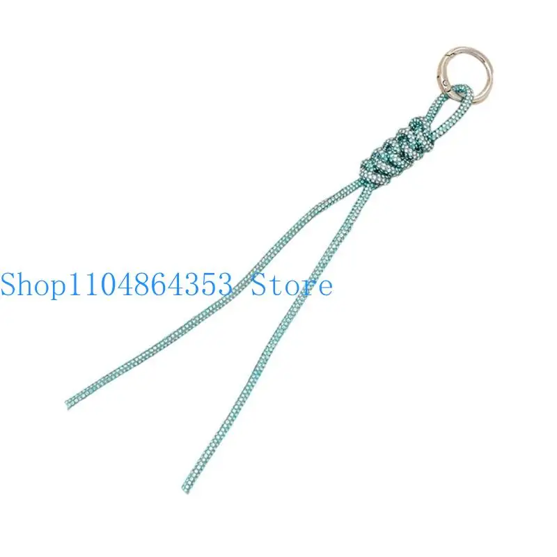 652F Glittering Pendant Keychain Portable Phone Hangings for Party Date Accessory