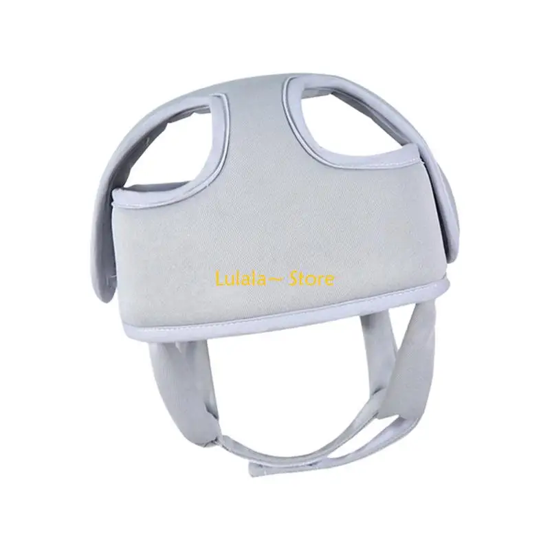 Y4QA Infant Head Guard Helmet Breathable Mesh Lining Adjustable Headgear for Baby