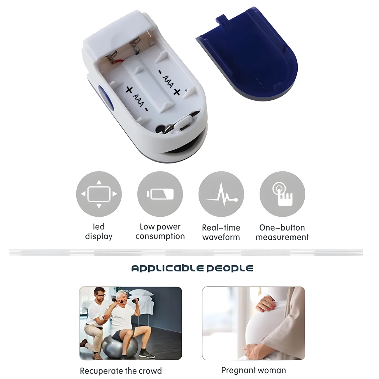 Medical Finger Pulse Oximeter Saturometer Oxygen Saturation Pediatric Oximetro Heart Rate Health Care Blood Pressure Adult Child