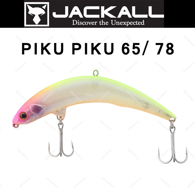 JAPAN JACKALL PIKUPIKU 65/78 Floating Lure Fresh Top Water Cast Wide DOG Walk Dog Rattle Long Flight Distance Fit All Fields