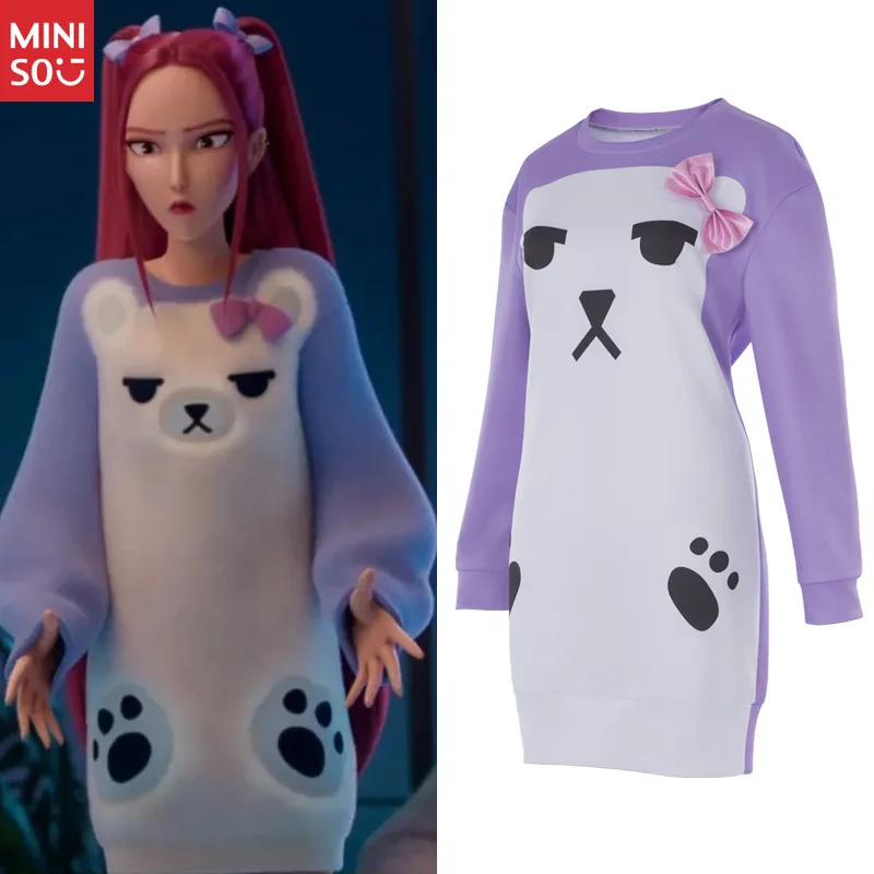 

Witchers K-POP Mira Lilac Bear Pajamas Cosplay Party Costumes