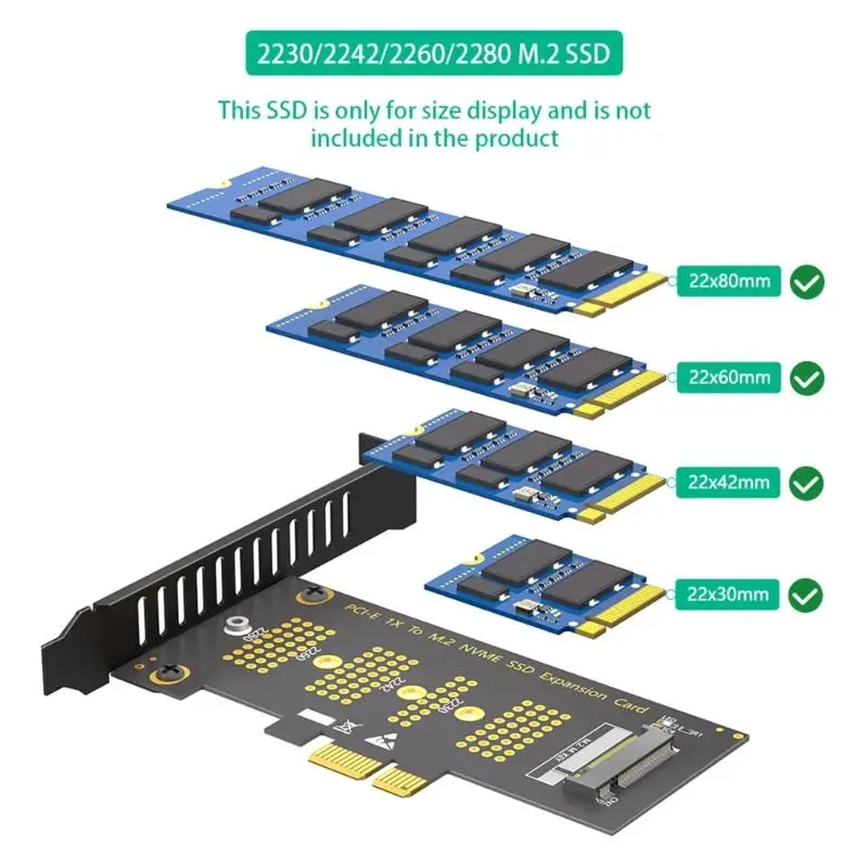 

652F Эффективный NVME твердый диск в PCIE 1X интерфейсы.
