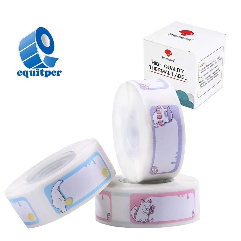 

EQUITPER D30 Label Paper Printer Thermal Paper Name Label Machine Printer Paper Price Label Sticker