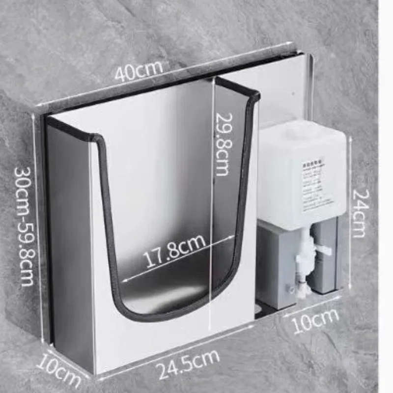 Induction hand sanitizer machine, bathroom countertop hand towel, paper box embedded concealed