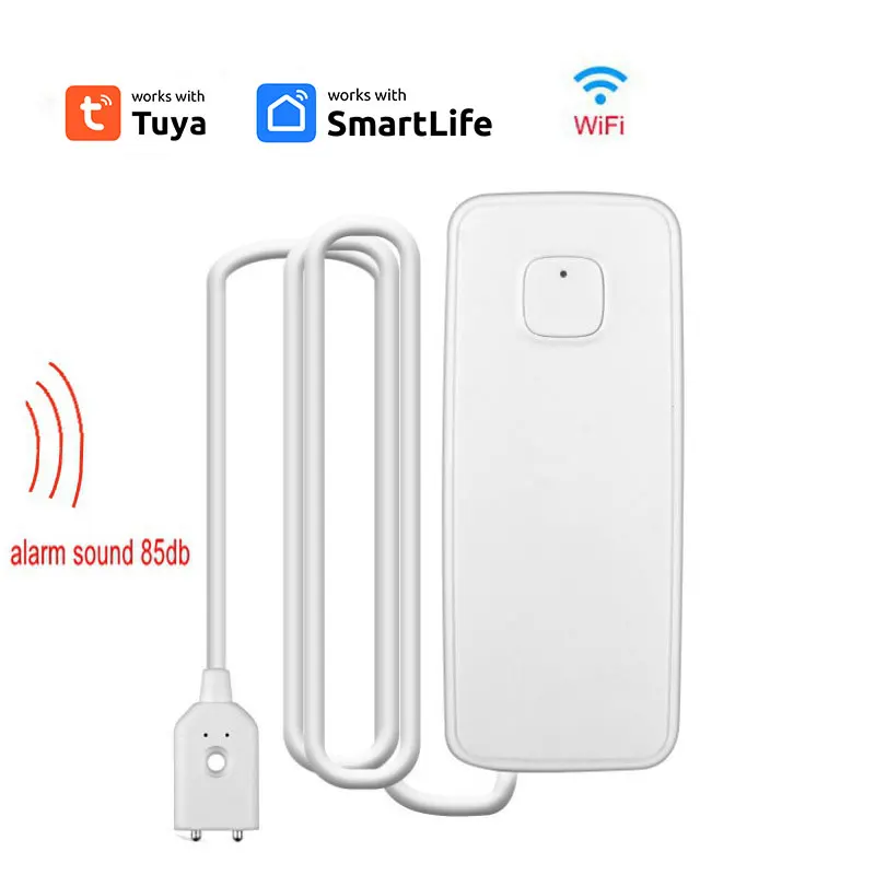 Tuya Smart Water Level Alarm WIFI Mobile Phone Intelligent Control Fully Automatic Water Leak Alarm For Alexa Home