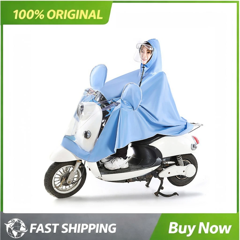 Electric Bike Rain Poncho Portable Cycling Waterproof Raincoat for Motorcycle Adults 5xl Motorcycle Scooter Cycling Jacket