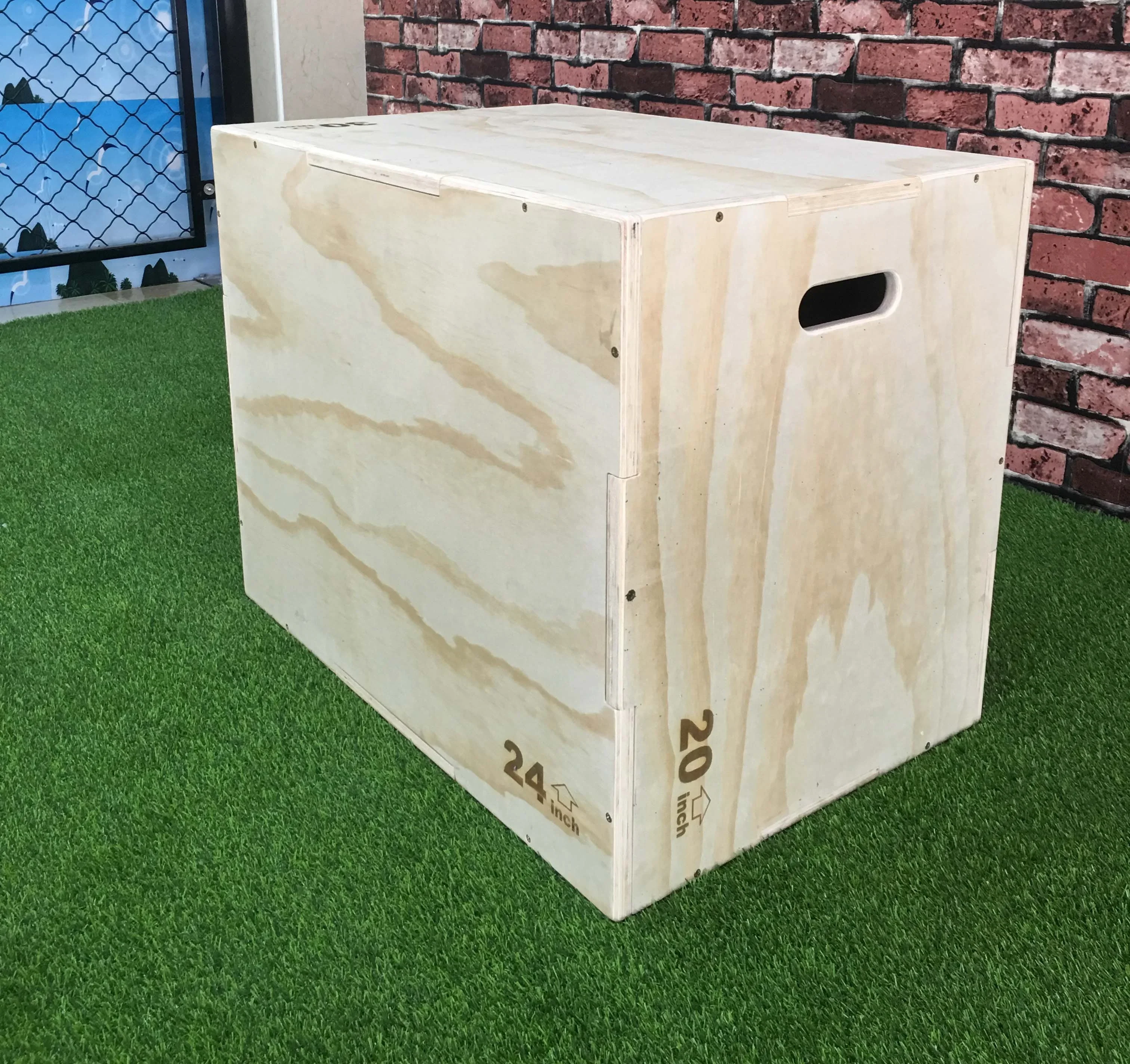 2026 Wooden Plyo Jump Box Indoor Power Strength Training Gear