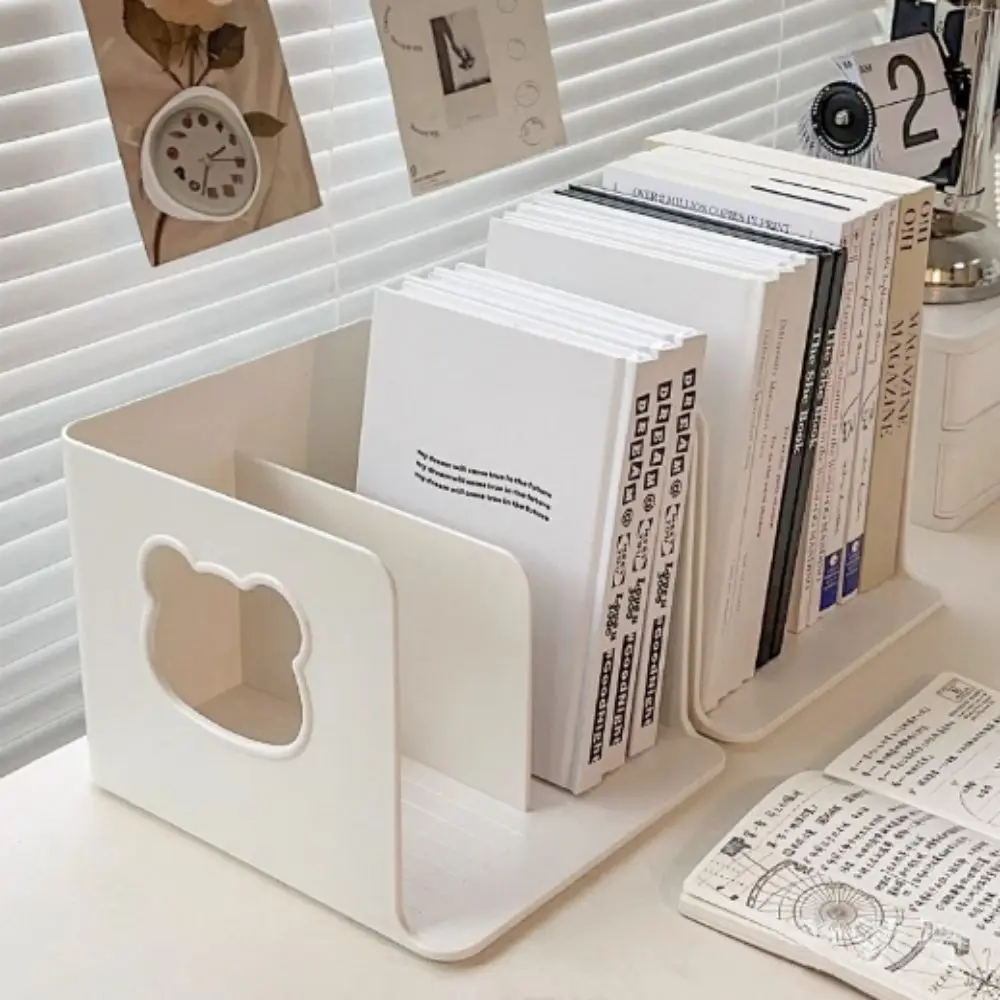 

Exquisite Multi-layer Design Desktop Book Stand Efficient Easy to Install Layered Book Shelf Student Storage Rack Home Decor