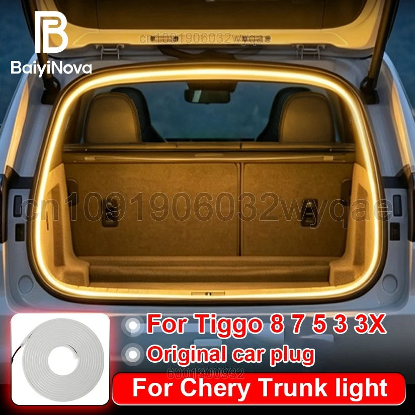 

Car trunk light For Chery Tiggo 8 7 5 3 5X 3X, Rear Luggage brightening LED light bar, Car interior atmosphere lights,Auto parts