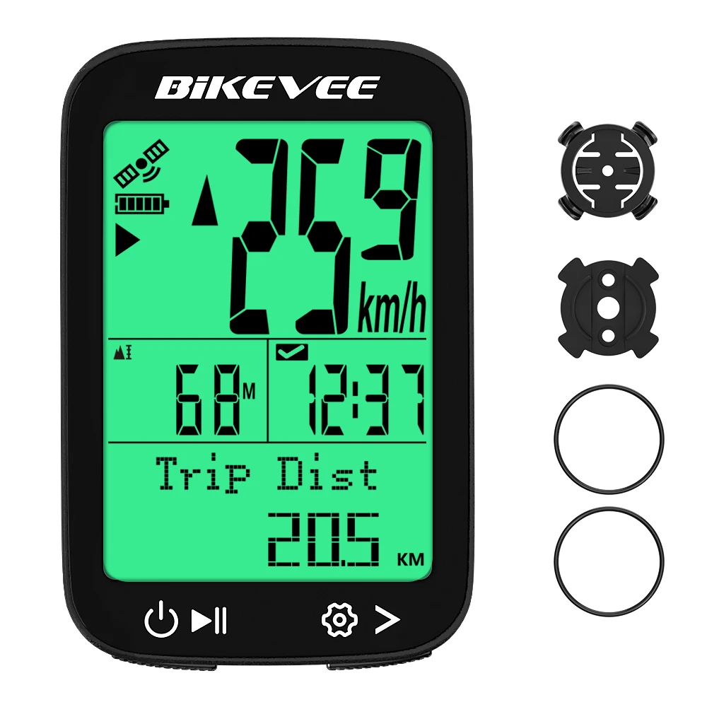 

GPS велосипедный компьютер MPH KM/H водонепроницаемый беспроводной велосипедный компьютер спидометр одометр с подсветкой аксессуары для велосипеда