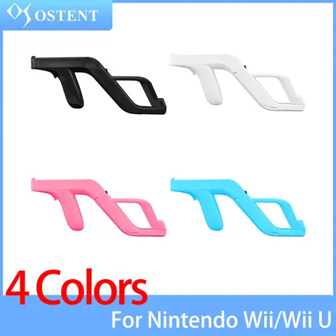 OSTENT 1PC Zapper Gun Attachment for Nintendo Wii/Wii U Remote Controller Nunchuck Shoot Sport Games Game Accessories