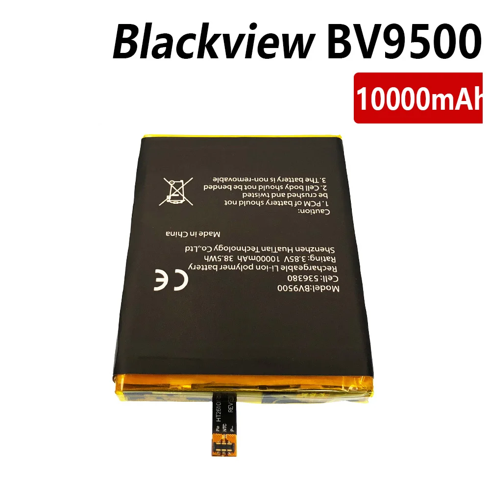 100% Original 10000mAh battery for BLACKVIEW BV9500 BV9500 pro Long standby time High capacity for blackview Mobile Accessories