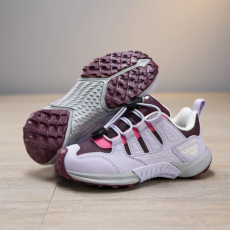 Spring Summer Fashion Pink Outdoor Sneakers for Girl Trainers Breathable Boys Running Shoes Size 29-38 Non-slip Sports Shoes Kid