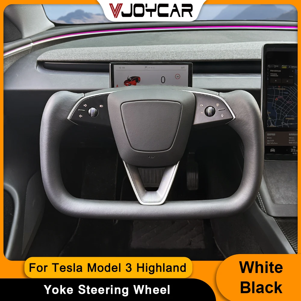 Newest Yoke Steering Wheel Handle for Tesla Model 3 Highland High-performance Customized Heating Handle Accessories