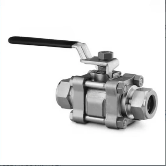 SS-63TS12 Stainless Steel 60 Series Straight Through Ball Valve 3/4in Tube Fitting