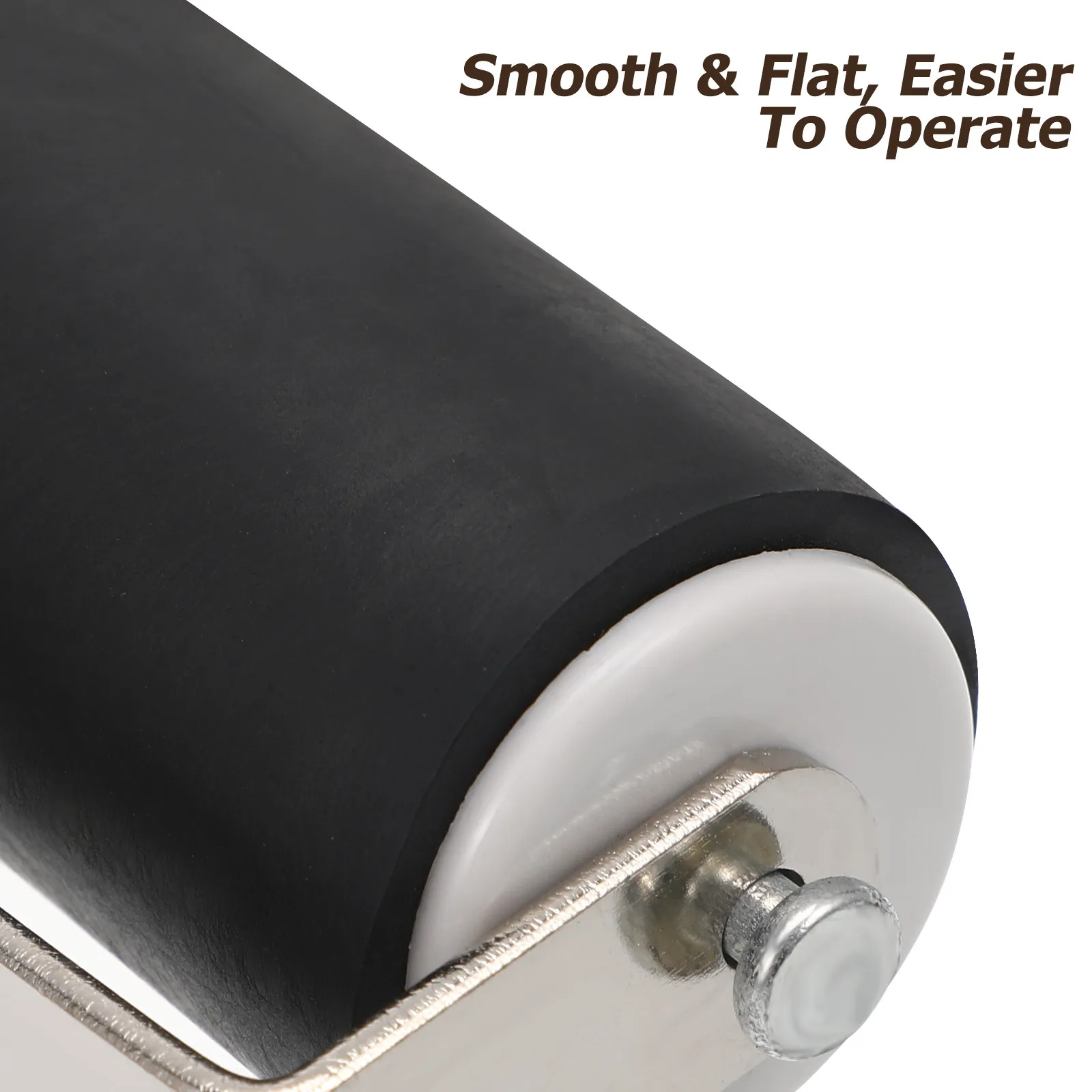 

2 шт. 10-сантиметровые прочные резиновые валики для нанесения чернил и клея, для типографии, скрапбукинга, штамповки, рукоделия, с удобной ручкой