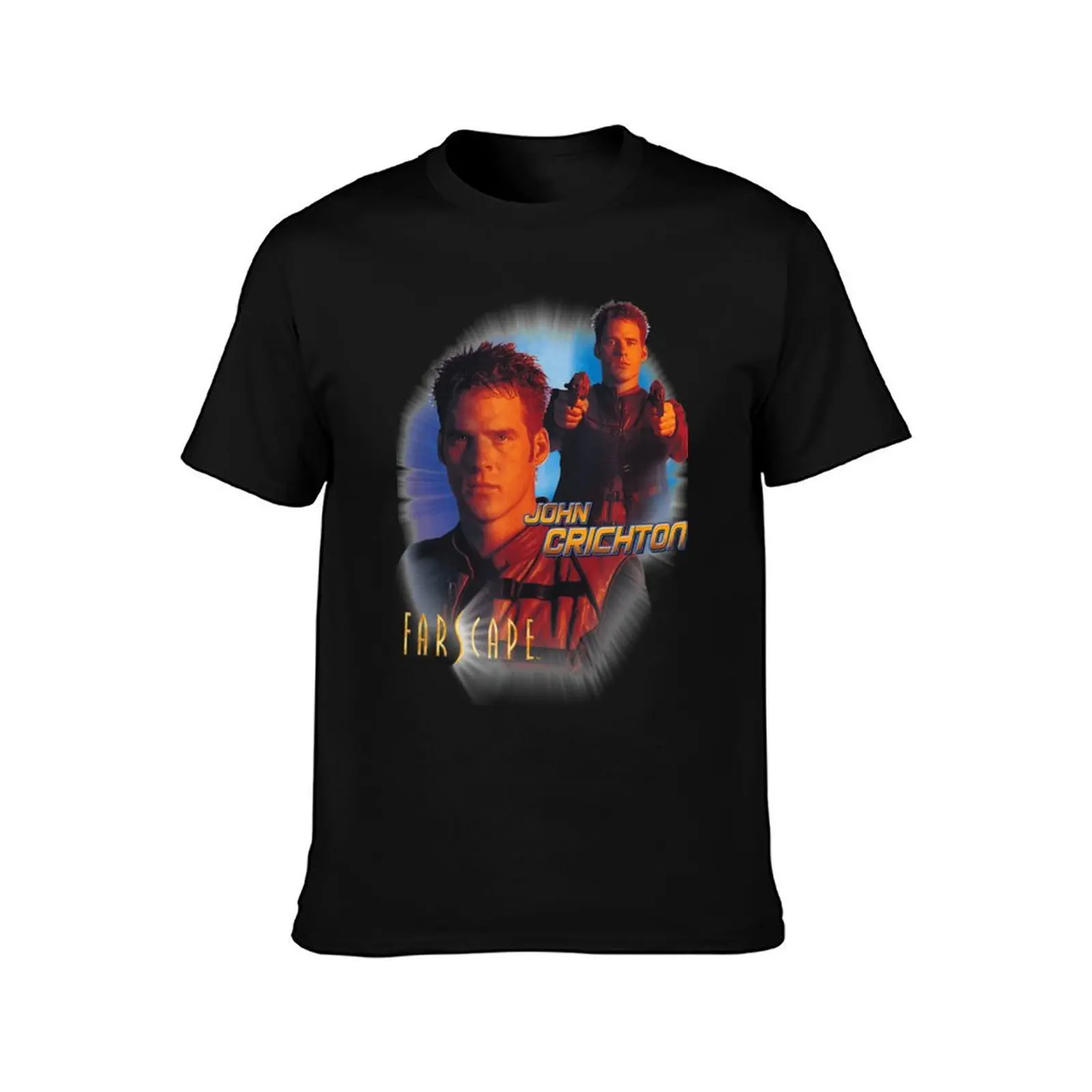 Farscape John Crichton T-Shirt summer top oversized vintage graphic tee sweat shirts, men