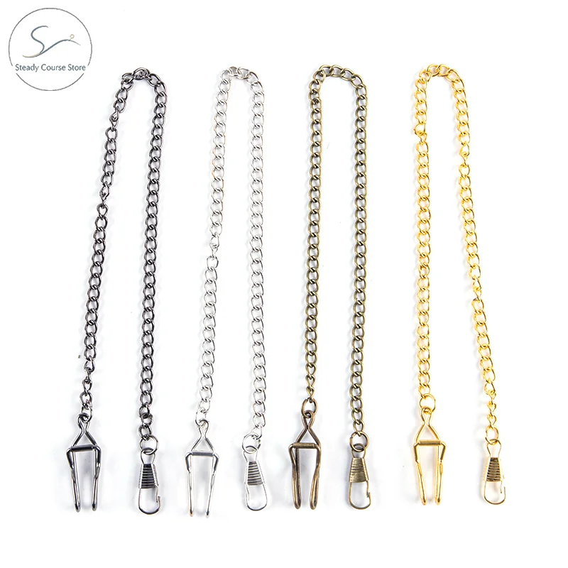 Pocket Watch Chain For Antique Quartz Vintage Pocket Watch Bronze Alloy Chain
