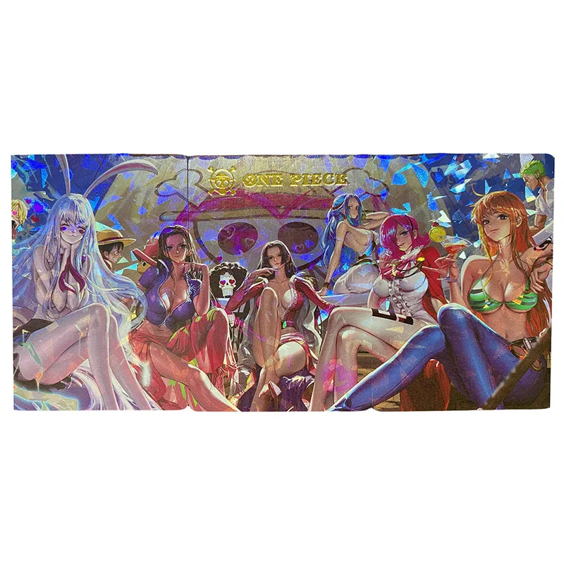 Anime ONE PIECE DIY ACG Game Cards Luffy Ace Sabo Nami Hancock Vivi Robin Reiju Zabawki dla chłopców Karty kolekcjonerskie Prezent urodzinowy