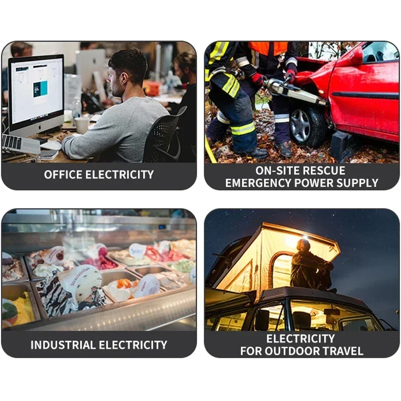 2000W Pure Sine Wave Inverters DC 12V/24V To AC 110V/220V Transformer Double Socket Power Converters Solar Inverters LED Display