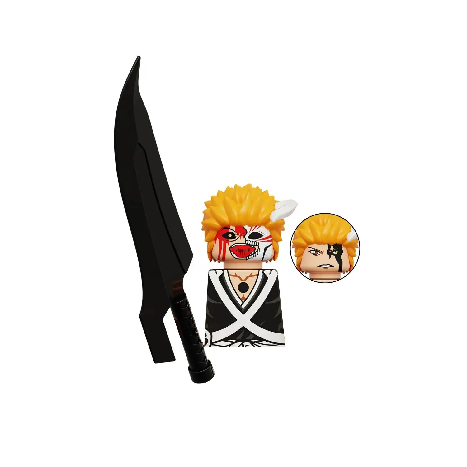 Bleach Anime Cartoon  Ulquiorra Building Blocks Mini Action Figures Bricks Educational Model Christmas Gift Toys Children