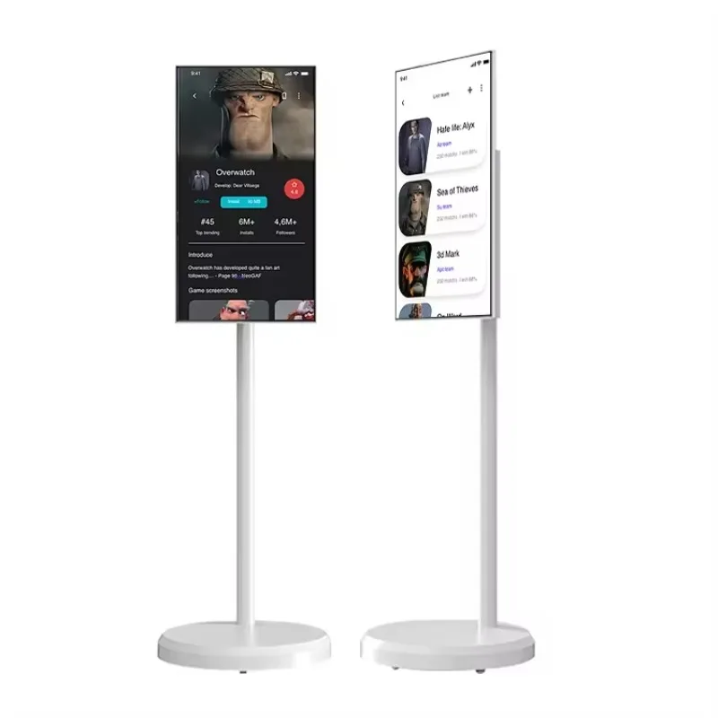 

Portable TV Rollable Smart Touch Screen Vertical Display Android 12 Family Must Have Portable Tv Smart Tv Android