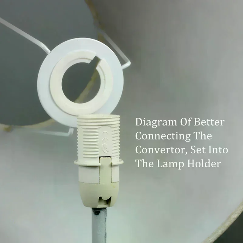 E27 To E14 Lampshade Lamp Light Shades Socket Reducing Ring Adapter Washer 10Pcs