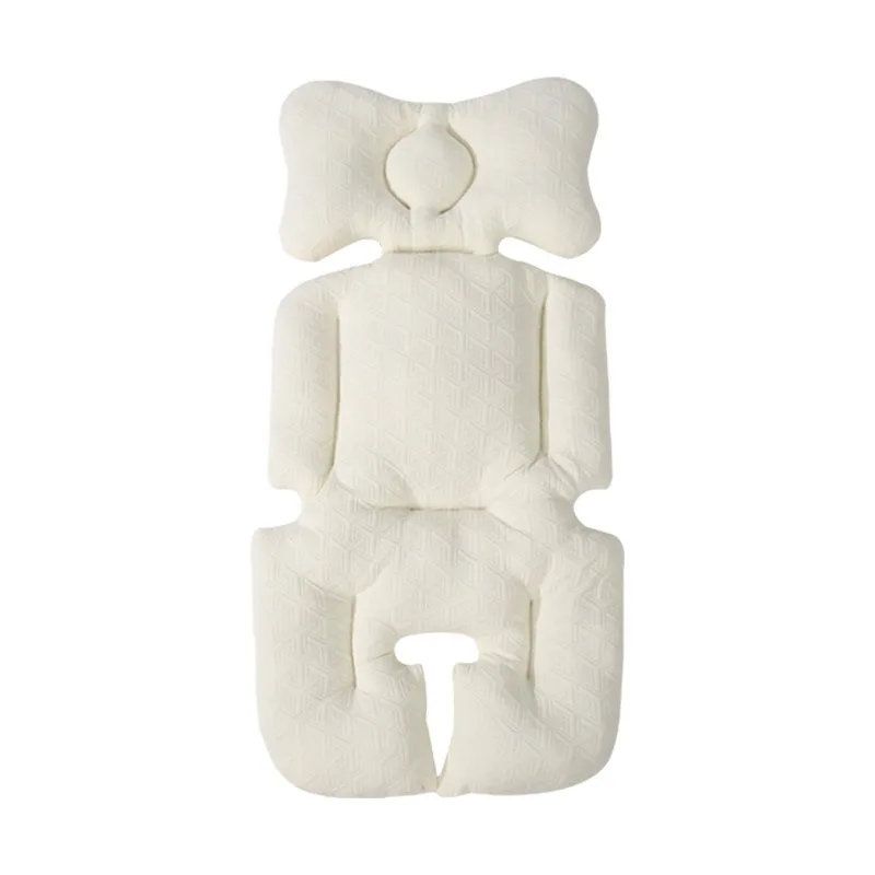 Picture 3: Embroidered Seat Pad Thickened Pure Cotton Baby Stroller Cushion for High Chair