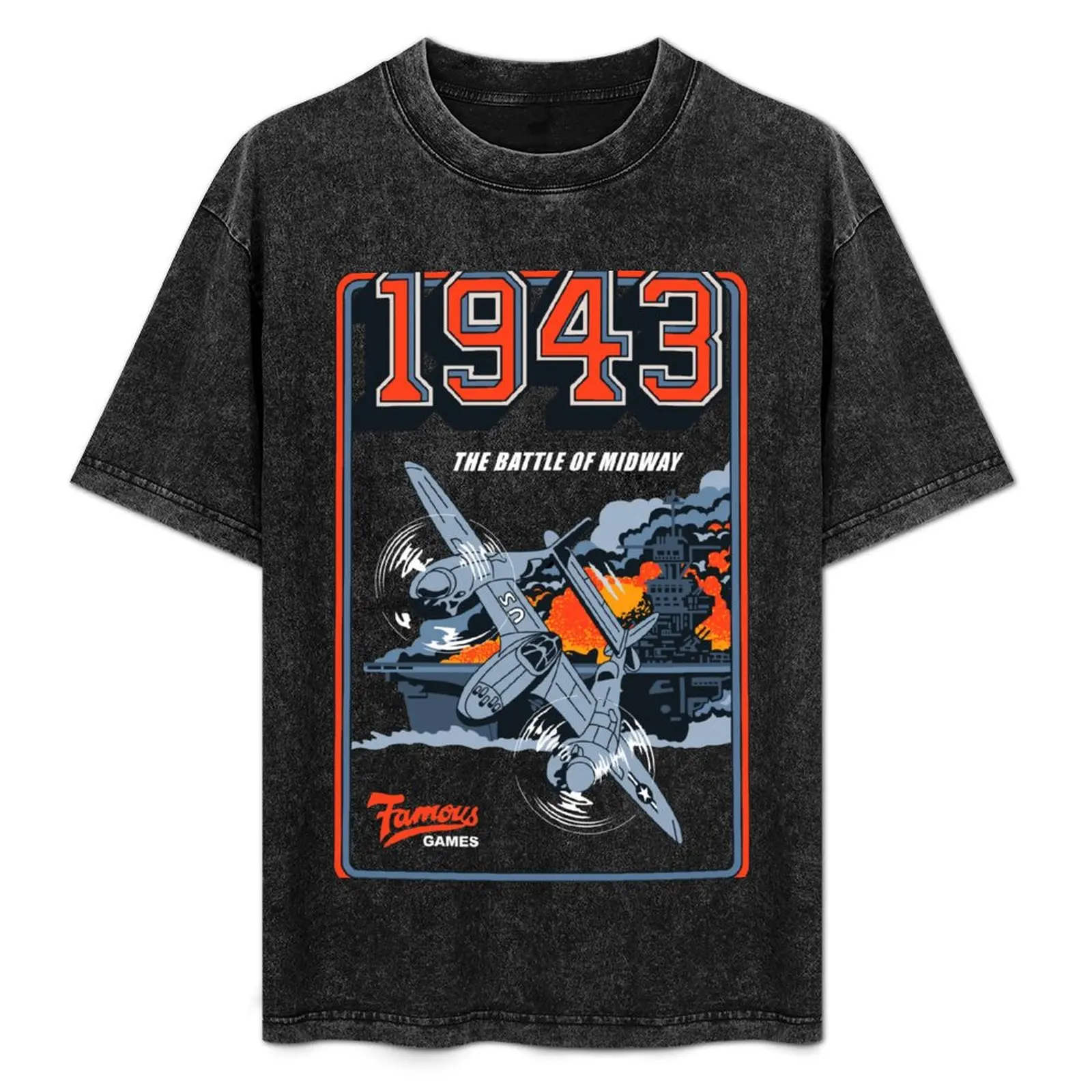 

1943 Retro Vintage Arcade T-Shirt Lightweight Gym Training T-Shirt