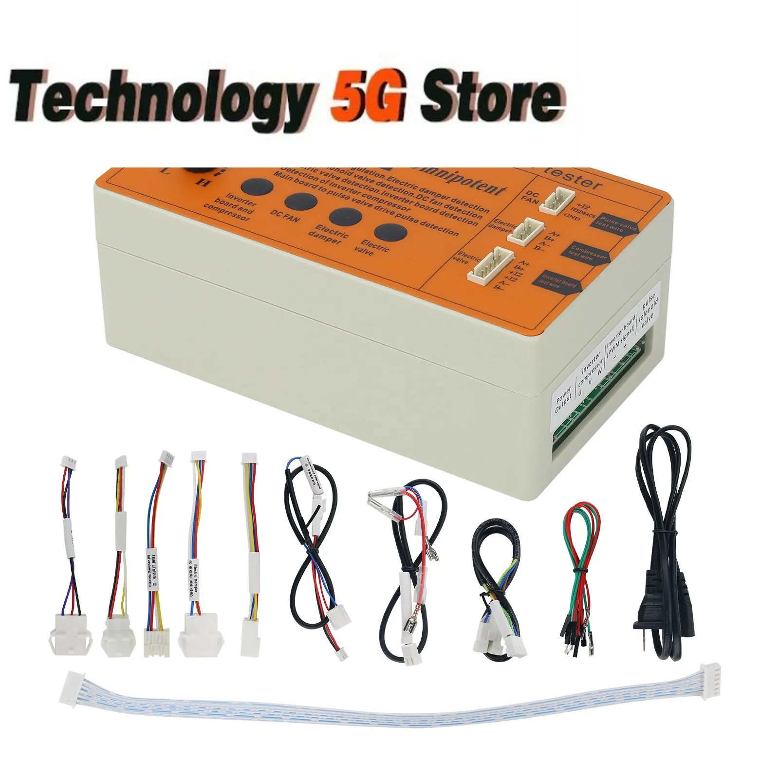 

8 In 1 Inverter Refrigerator Detector Multifunctional Refrigerator Tester Pulse Solenoid Valve Test