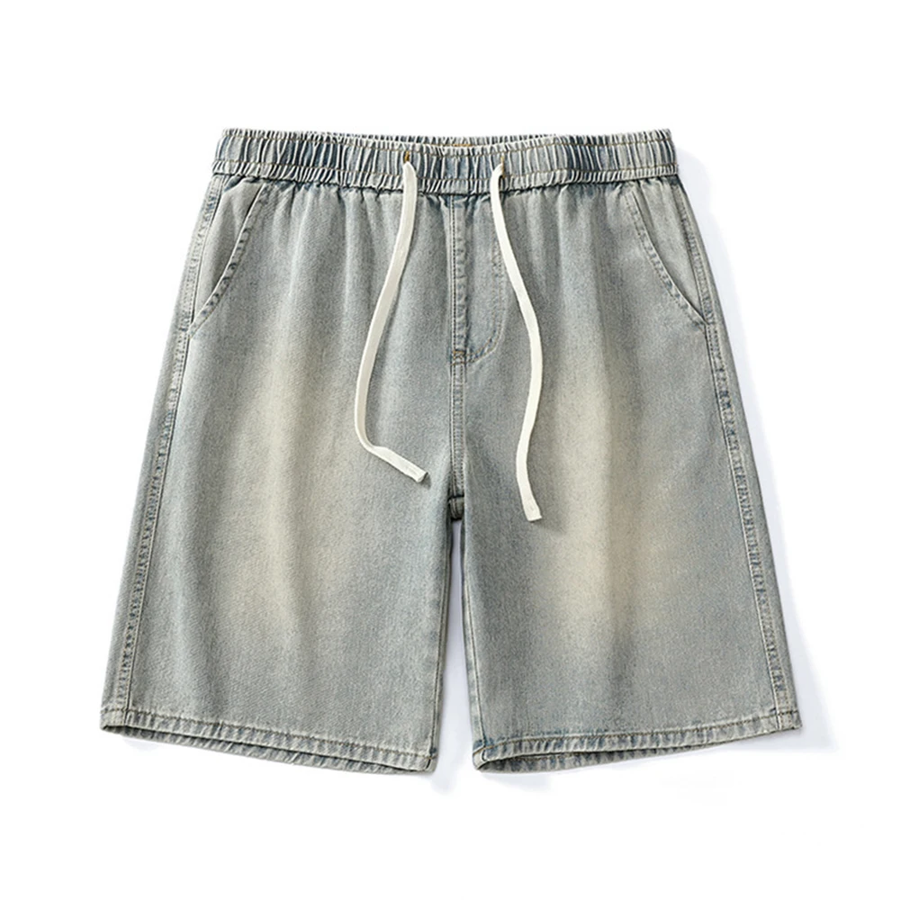 All Match Shorts Casual Lace Up Shorts Casual Outings Leisure Style Polyester Fabric Regular Length Slightly Elastic