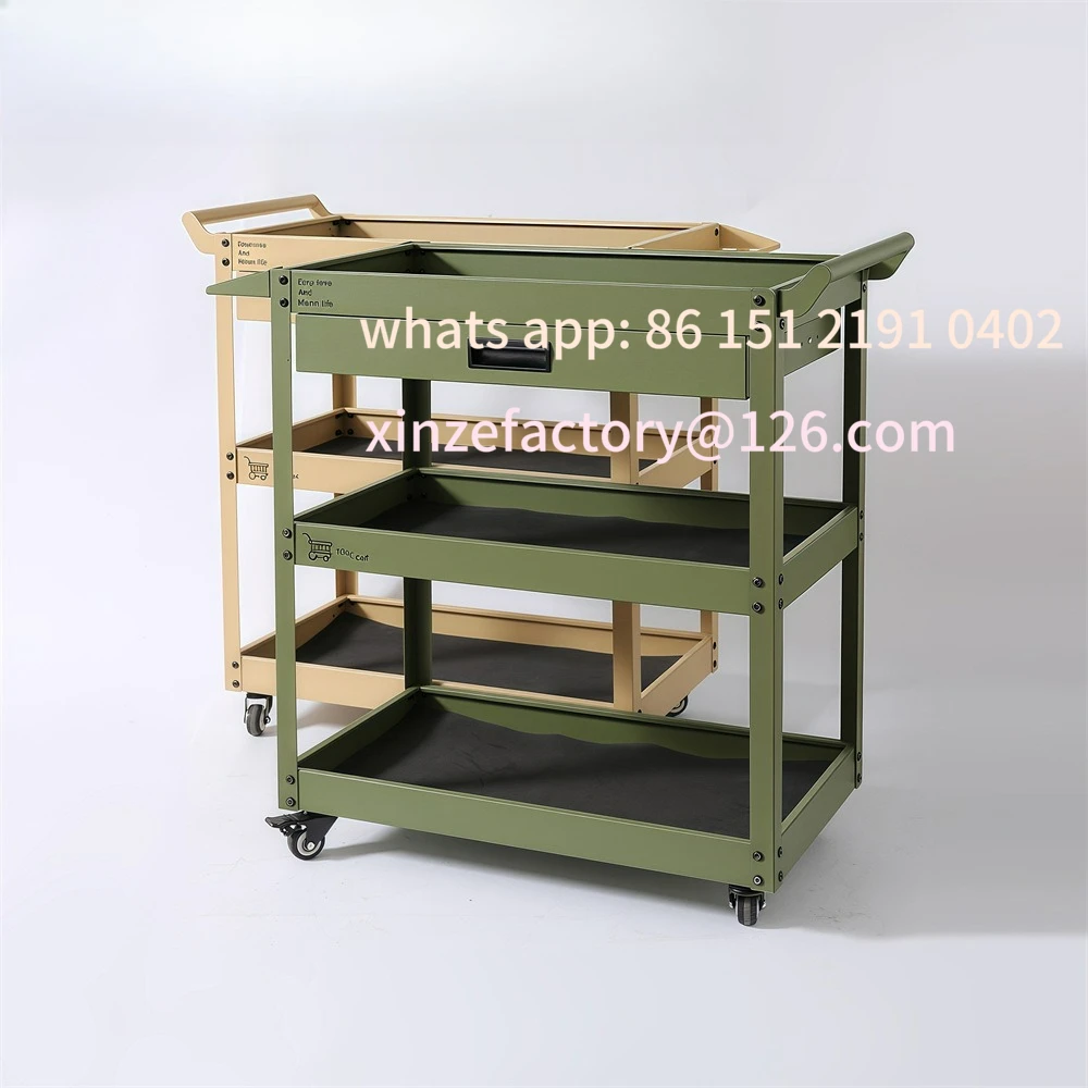 

Customizable trolley Nordic ins style cafe oil painting room trolley storage integrated storage trolley cold rolled steel durabl