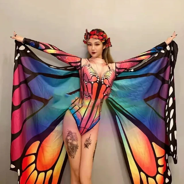 Butterfly rave outfit hotsell