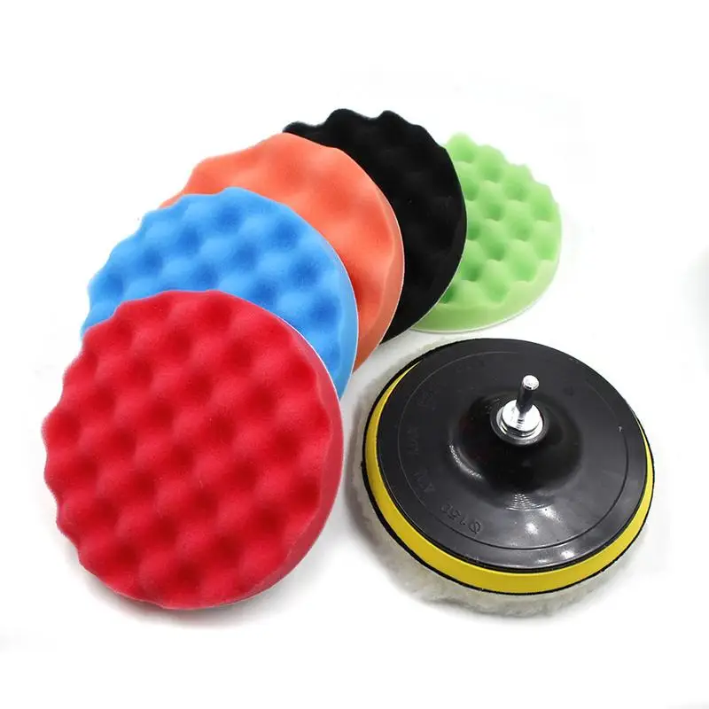 

Car Polishing Pad Sponge Buffing Waxing Clean Polish Buffer Drill Wheel Polisher Removes Scratches Car Repair