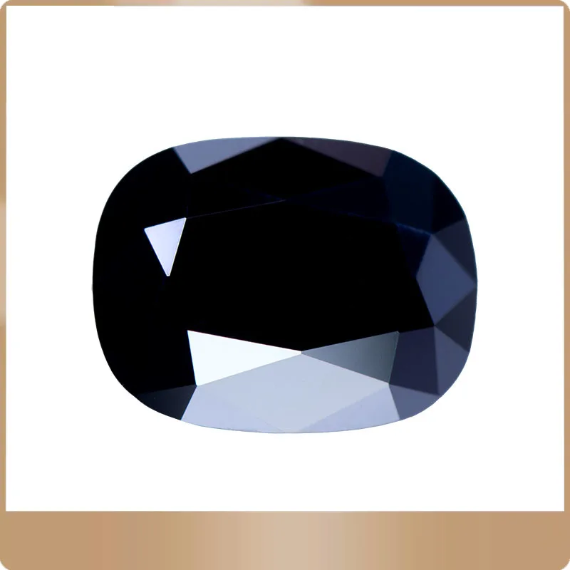 

Moissanite Gemstone Primary Color Black Cushion Cut Lab Grow Diamond for Advanced Jewelry Rings Earrings Making with GRA Report