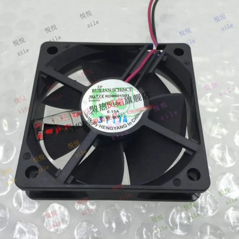 

L L FOR RUILIAN SCIENCE RDM6015B1 12V 0.15A 6015 6CM 2-wire cooling fan
