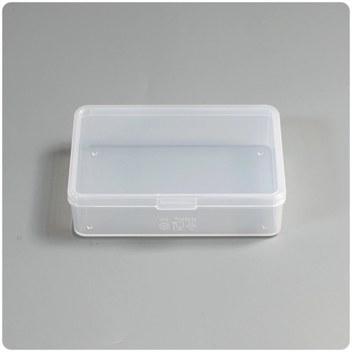 Small storage box transparent mini box desktop mini transparent plastic parts box item packaging box food grade polypropylene PP