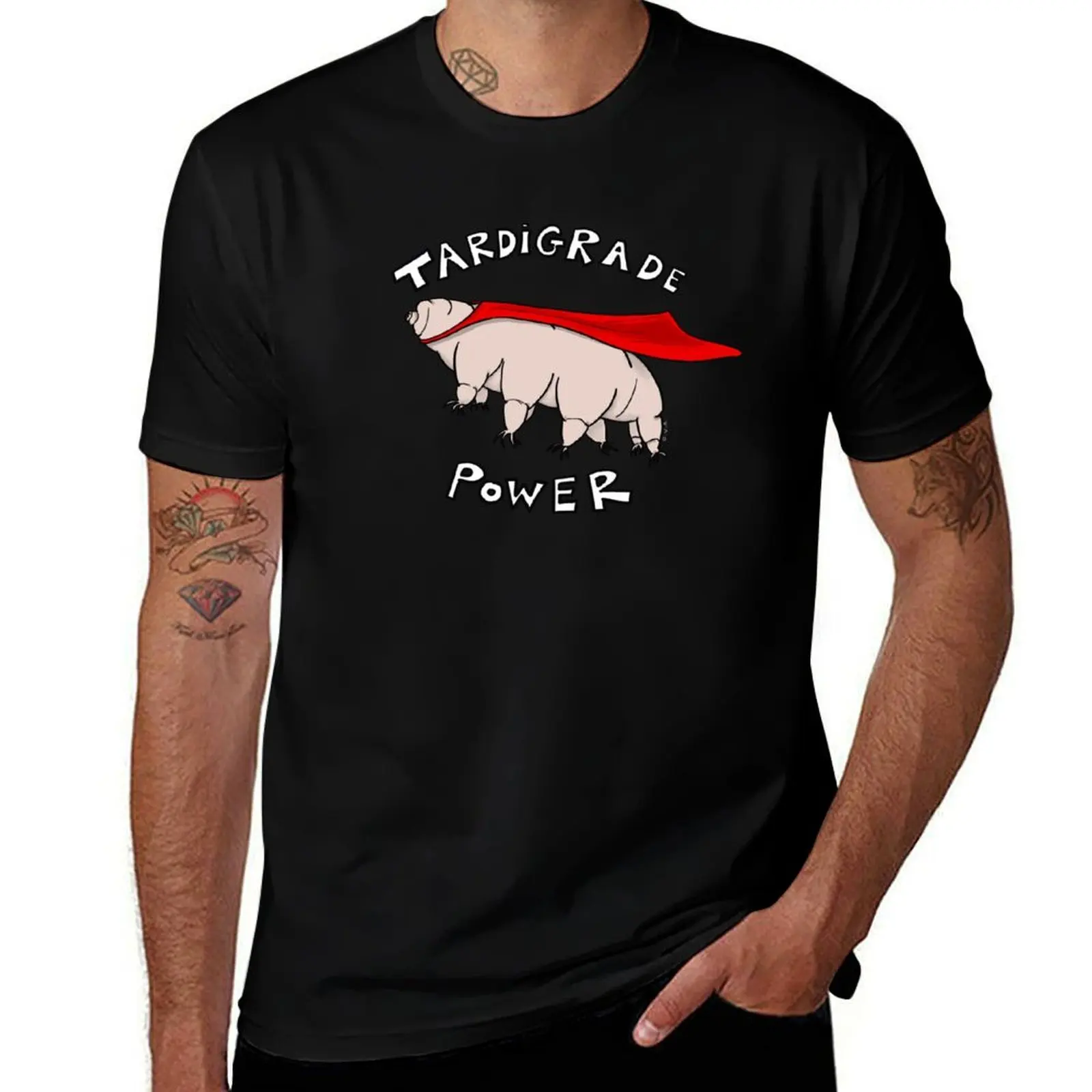 

t mens Tardigrade for men power! shirts humor graphic man shirts dark t T-Shirt t funny shirts